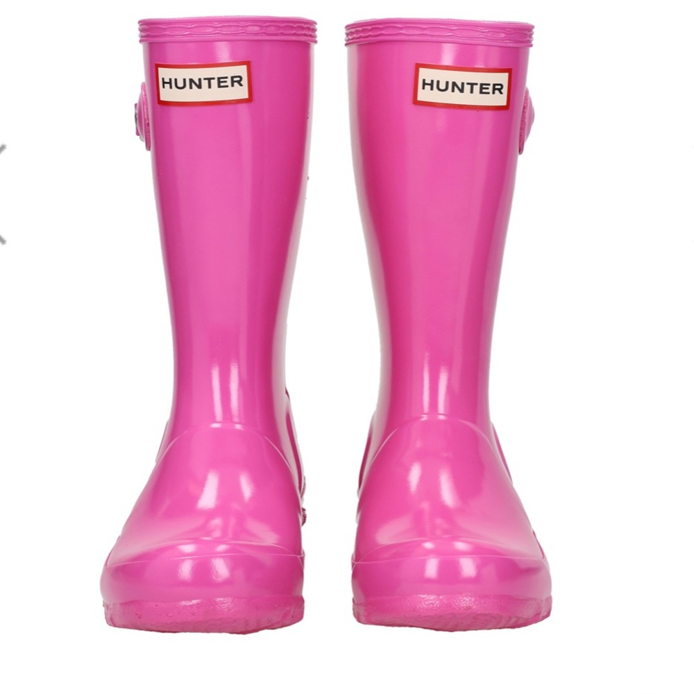 Hunter Kids Pink Boots size 1M/2F